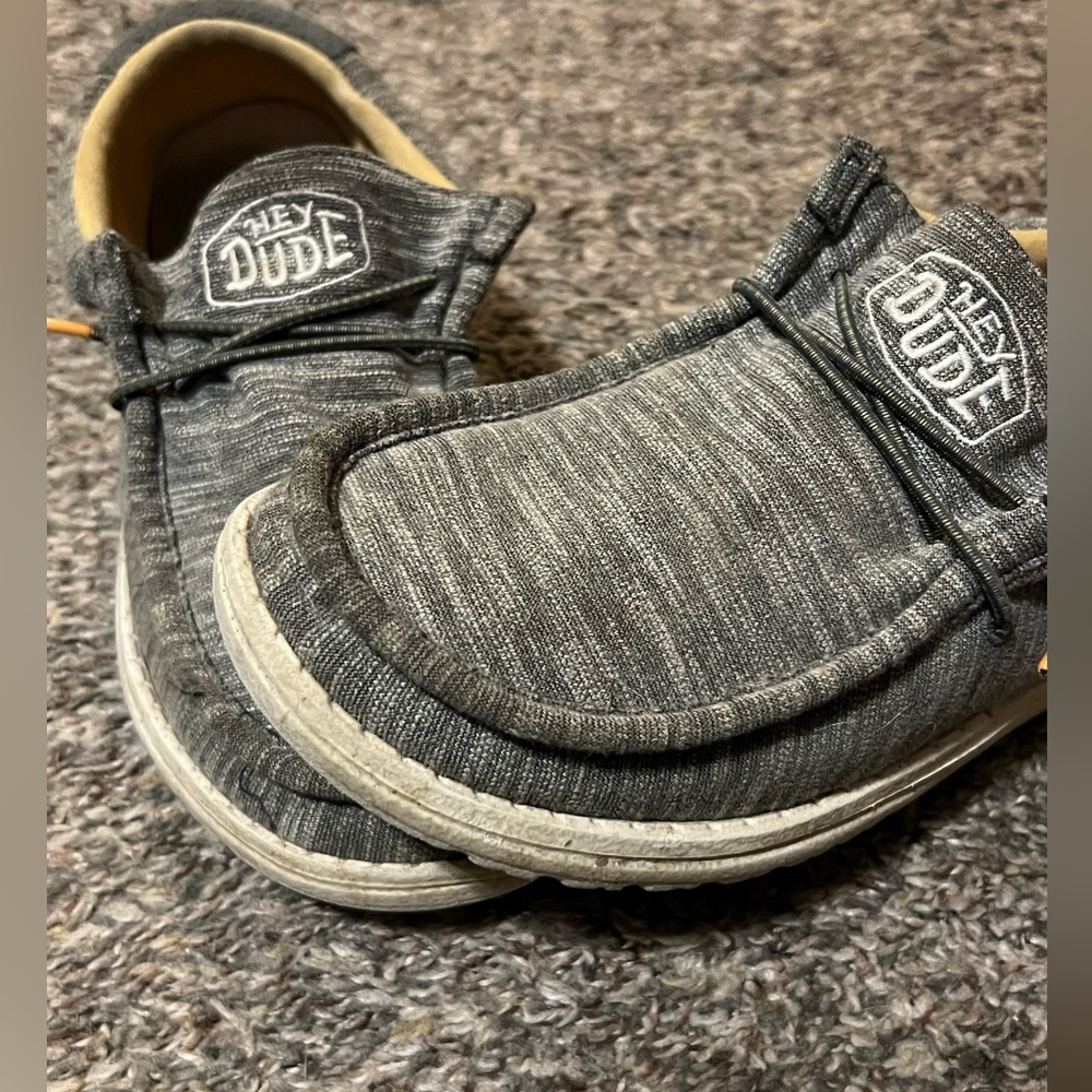 Hey Dude Charcoal Slip-On Shoes
